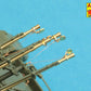 Foto del set de cañones en metal para ZSU-23 Shilka en escala 1:35 de Aber referencia 35L-213