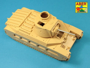 Foto del cañón para tanques británicos Valentine y Matilda en escala 1:35 de Aber referencia 35L227