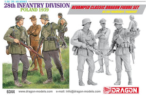 Foto de las figuras de soldados alemanes de infantería en escala 1:35 de Dragon referencia 6344