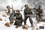 Portada de la caja de figuras de soldados alemanes en la Batalla de Bastogne en escala 1:35 de Master Box referencia 35254