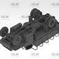 Foto inferior de la maqueta del camión militar Chevrolet GMC G7107 en escala 1:35 de ICM referencia 35593