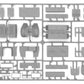 Plancha de piezas 6 de la maqueta del camión de radiocomunicaciones alemán Henschell 33 D1 en escala 1:35 de ICM referencia 35467