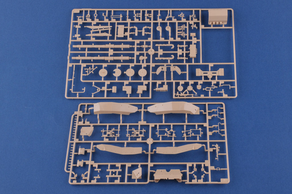 Piezas 5 de la maqueta del tanque canadiense Leopard C2 MEXAS en escala 1:35 de Hobby Boss referencia 84504