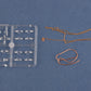 Piezas transparentes de la maqueta del tanque canadiense Leopard C2 MEXAS con sistema antiminas TWMP en escala 1:35 de Hobby Boss referencia 84557