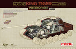 Set de mejora con interiores para el tanque pesado alemán King Tiger en escala 1:35 de Meng reeferencia SPS037