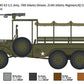 Decoración 1 de la maqueta del camión de transporte militar norteamericano Dodge WC62/63 en escala 1:35 de Italeri referencia 96230