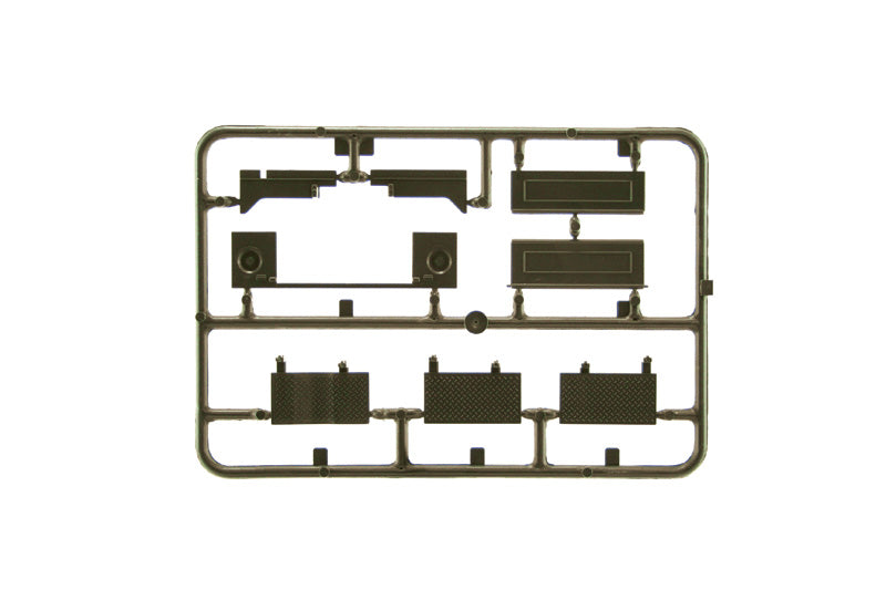 Piezas 2 de la maqueta del camión de transporte militar norteamericano Dodge WC62/63 en escala 1:35 de Italeri referencia 96230
