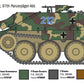 Decoración 1 de la maqueta de cazacarros alemán Jagdpanzer 38(t Hetzer en escala 1:35 de Italeri referencia 96531