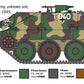 Decoración 3 de la maqueta de cazacarros alemán Jagdpanzer 38(t Hetzer en escala 1:35 de Italeri referencia 96531