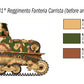 Decoración 2 de la maqueta del carro ligero italiano L6/40 en escala 1:35 de Italeri referencia 6553