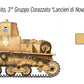 Decoración 3 de la maqueta del carro ligero italiano L6/40 en escala 1:35 de Italeri referencia 6553