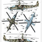 Decoración 1 de la maqueta del helicóptero ruso Ka-52 Alligator en escala 1:35 de Trumpeter referencia 05119