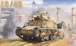 Portada de la caja de la maqueta del carro ligero italiano L6/40 en escala 1:35 de Lanmo Model referencia MM 35009