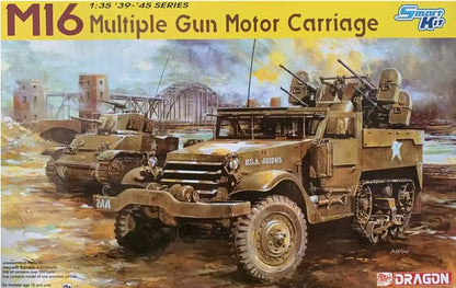 Portada de la maqueta del vehículo norteamericano M16 en escala 1:35 de Dragon referencia 6381