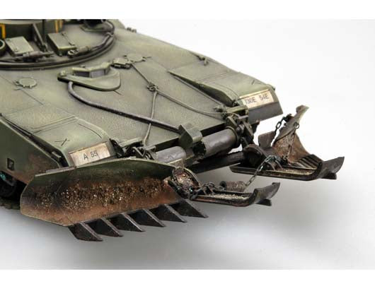 Foto 1 de la maqueta del carro de combate M1 Abrams en escala 1:35 de Trumpeter referencia 01535