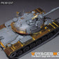 Foto trasera derecha del set de fotograbados para mejora del carro de combate de Takom M48A5 realizado por Voyager Model referencia 351236
