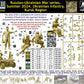 Contraportada de la caja de las figuras de soldados de infantería ucranianos con buggie durante la incursión de Kursk en 2024 en escala 1:35 de Master Box referencia 35247