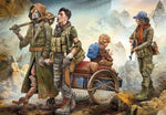 Portada del set de figuras del niño de la esperanza de la saga Batallas del Desierto en escala 1:35 de Master Box referencia 35250