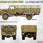 Decoración 3 de la maqueta del camión de carga alemán Opel Blitz de producción inicial en escala 1:35 de MIniart referencia 35199