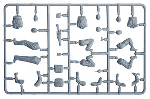 Piezas 1 del set de figuras de tripulación de carros en labores de taller con set de herramientas en escala 1:35 de Miniart referencia 53004