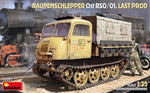 Portada de la caja de la maqueta del Raupenschlepper Ost RSO/01 de versión final en escala 1:35 de Miniart referencia 53007