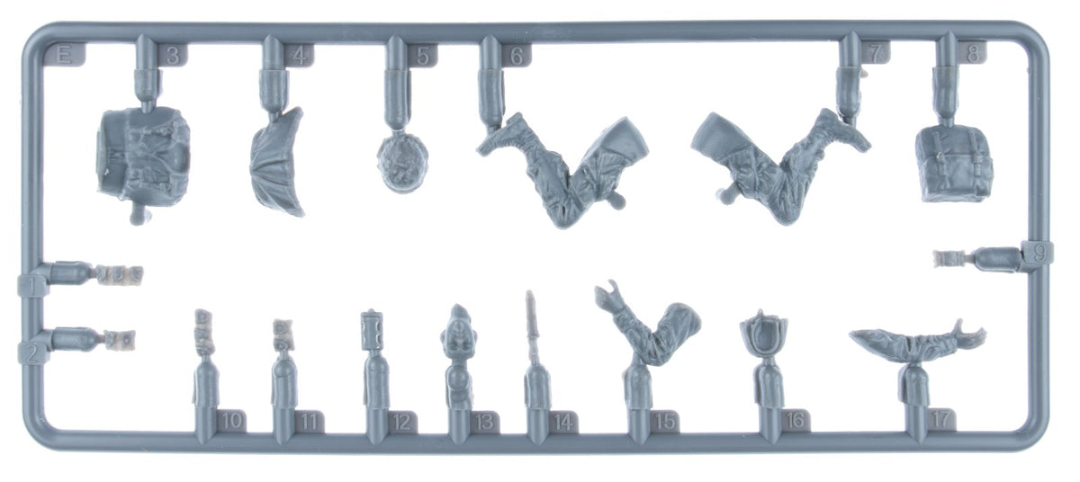 Figura 3 del set de paracaidistas norteamericanos subidos en un tanque en escala 1:35 de Miniart referencia 53040