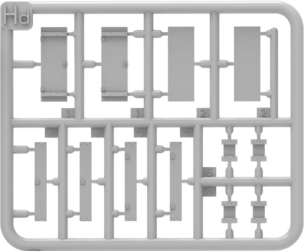 Piezas 8 del set de figuras de tripulación de carros norteamericana cargando munición en escala 1:35 de Miniart referencia 53069