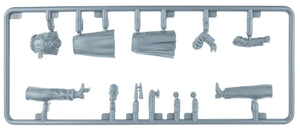 Piezas de la figura 1 de la maqueta del tanque alemán Panzer III versión B o D en escala 1:35 de Miniart referencia 53085