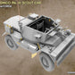 Foto lateral de la maqueta del vehículo británico de exploración Dingo MkIII en escala 1:35 de Miniart referencia 53088