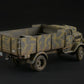 Foto trasera de la maqueta del camión alemán Opel Blitz a escala 1:35 de Italeri referencia 6760