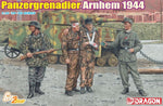 Portada de la caja de figuras de Panzer Grenadiers en la batalla de Arnhem en 1944 en escala 1:35 de Dragon referencia 6556