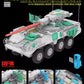 Detalle de los sistemas de protección de la maqueta del vehículo blindado norteamericano M1128 Stryker en escala 1:35 de RFM referencia 5148