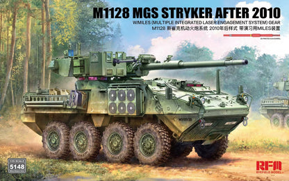 Portada de la maqueta del vehículo blindado norteamericano M1128 Stryker en escala 1:35 de RFM referencia 5148