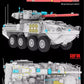 Detalle del sistema de cañón de la maqueta del vehículo blindado norteamericano M1128 Stryker en escala 1:35 de RFM referencia 5148