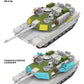 Configuraciones en vista delantera de la maqueta del carro de combate M1A2 Abrams SEP V2 en escala 1:35 de RFM referencia 5156