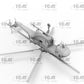 Foto inferior de la maqueta del helicóptero contra incendios S-64E en escala 1:35 de ICM referencia 53060