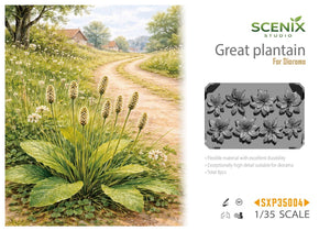 Portada del set de matojos de plantas llanten en escala 1:35 de Secnix Studio referencia SXP35004