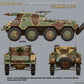 Decoración 1 de la maqueta del vehículo alemán Sd.Kfz.234/3 Stummel de versión tardía en escala 1:35 de Miniart referencia 53046