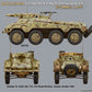 Decoración 3 de la maqueta del vehículo alemán Sd.Kfz.234/3 Stummel de versión tardía en escala 1:35 de Miniart referencia 53046
