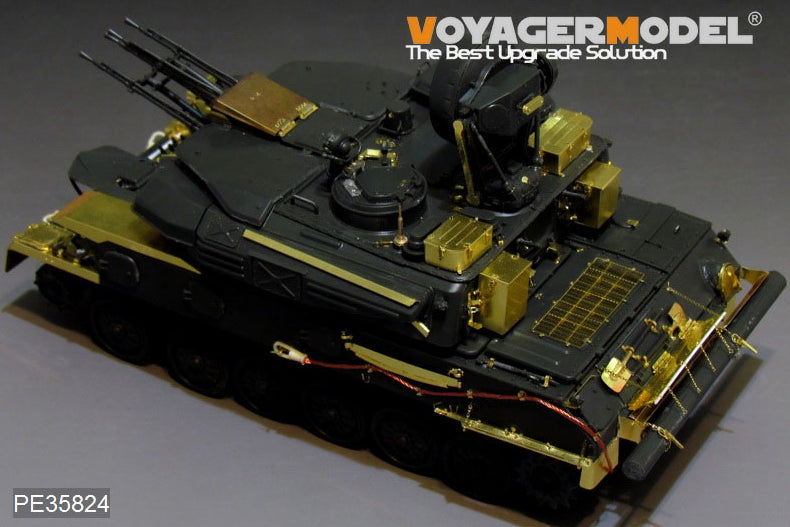 Foto trasera del set de mejora básico para Shilka de Voyager Model en escala 1:35 referencia PE35824