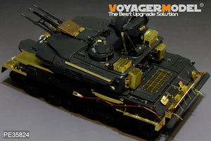Foto trasera del set de mejora básico para Shilka de Voyager Model en escala 1:35 referencia PE35824