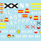 Detalle del set de calcas para maquetas del tanque ligero Pz I Ausf B en escala 1:35 del bando nacional durante la Guerra Civil de Star Decals referencia 35-C 1175