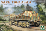 Portada de la caja de la maqueta del vehículo blindado alemán Sd.Kfz.251/9 en escala 1:35 de Takom referencia 2213
