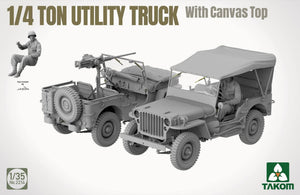 Foto de la maqueta del Jeep Willys norteamericano en escala 1:35 de Takom referencia 2214