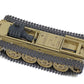 Foto del chásis y tren de rodaje de la maqueta del tractor alemán RSO/01 en escala 1:35 de Tamiya referencia 35394