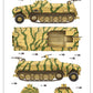 Decoraciones de la maqueta del vehículo blindado alemán Sd.Kfz.8 de 12 toneladas en escala 1:35 de Trumpeter referencia 01584