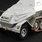 Foto frontal de la maqueta del vehículo blindado alemán Sd.Kfz.8 de 12 toneladas en escala 1:35 de Trumpeter referencia 01584