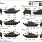 Decoraciones 2 de la maqueta del carro de combate ruso T-72B1 con blindaje Kontackt en escala 1:35 de Trumpeter referencia 09555