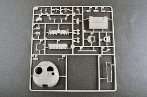 Piezas 2 de la maqueta del carro de combate ruso T-80BVM en escala 1:35 de Trumpeter referencia 09587