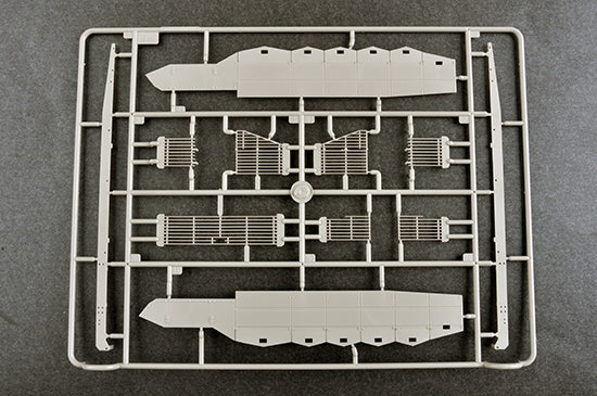 Piezas 4 de la maqueta del carro de combate ruso T-80BVM en escala 1:35 de Trumpeter referencia 09587